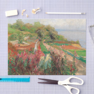 Een kustlandschap Olga Wisinger-Florian Tissuepapier