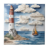 Een Kustpapierdroom 3 Tegeltje (Voorkant)