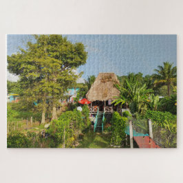 Een kustparadijs. legpuzzel