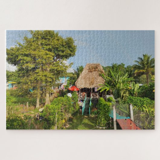 Een kustparadijs. legpuzzel (Horizontaal)