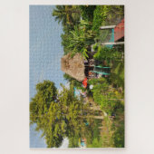 Een kustparadijs. legpuzzel (Verticaal)