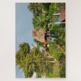 Een kustparadijs. legpuzzel