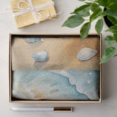Een Kustserie Ontwerp 1 Tissuepapier (Geschenk)