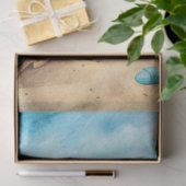 Een Kustserie Ontwerp 21 Tissuepapier (Geschenk)