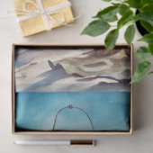 Een Kustserie Ontwerp 4 Tissuepapier (Geschenk)