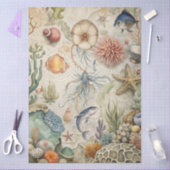 Een Kustserie Ontwerp 51 Tissuepapier (Craft)