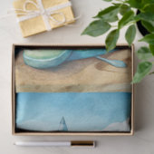 Een Kustserie Ontwerp 5 Tissuepapier (Geschenk)