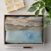 Een Kustserie Ontwerp 6 Tissuepapier (Geschenk)