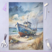 Een Kustserie Ontwerp 78 Tissuepapier (Craft)