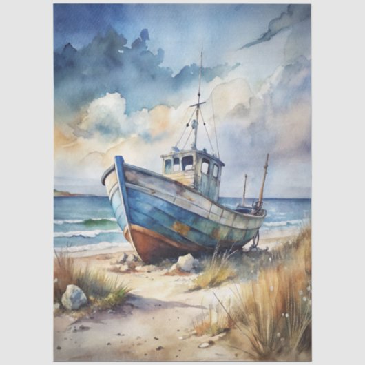 Een Kustserie Ontwerp 78 Tissuepapier (Voorkant)