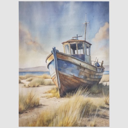 Een Kustserie ontwerp 79 Tissuepapier (Voorkant)