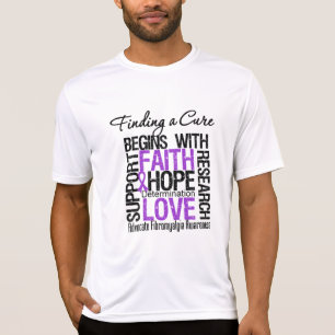 Een kuur vinden voor fibromyalgie t-shirt