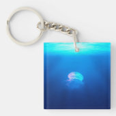 Een kwal sleutelhanger (voorkant)