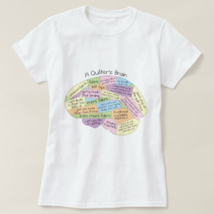 Een Kwarter-brein-T-shirt voor vrouwen T-shirt