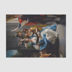 Een Kwartet in overleg met Jean Raoux Tissuepapier