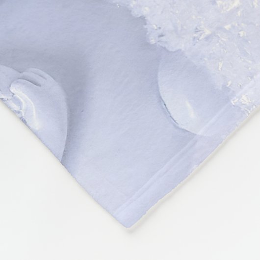 Een kwartet sneeuwpoppen fleece deken (Hoek)