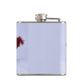 Een kwartet sneeuwpoppen heupfles (Achterkant)