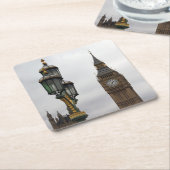 Een kwestie van perspectief - Londen - Big Ben Ond Kartonnen Onderzetters (Schuin)