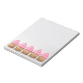 Een kwintet van cupcakes notitieblok (Linkerzijde)