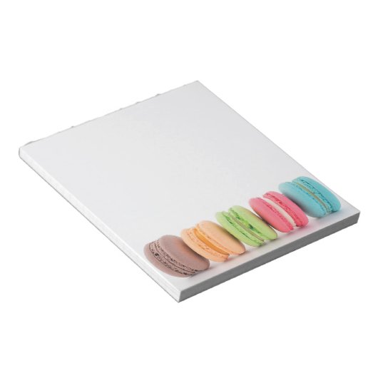Een kwintet van macarons notitieblok (Schuin)