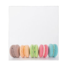 Een kwintet van macarons