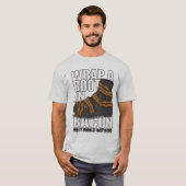 Een laars in Bacon verpakken... en het zou goed sm T-shirt (Voorkant volledig)