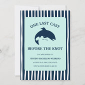 Een laatste cast Vist vrijgezellenweekend Kaart (Voorkant)