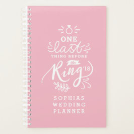 EÉN LAATSTE DING VÓÓR DE RING PLANNER