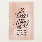 EÉN LAATSTE DING VÓÓR DE RING PLANNER (Voorkant)