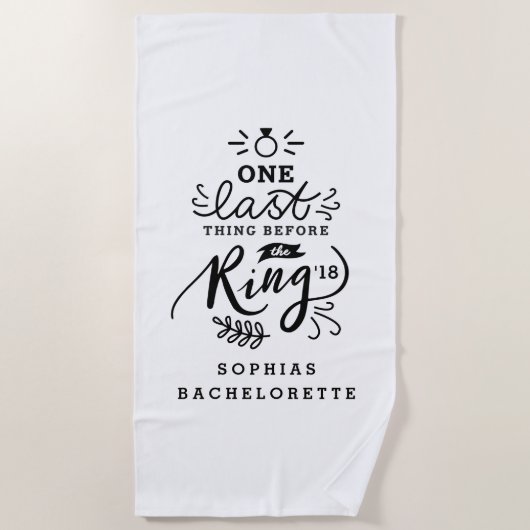 EÉN LAATSTE DING VÓÓR DE RING STRANDLAKEN (Voorkant)