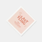 Een laatste Fling Bachelorette Servet (Hoek)