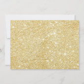 Eén laatste Fling / Gold - Bachelorette-uitnodigin Kaart (Achterkant)