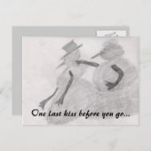 één laatste kusbriefkaart briefkaart (Voorkant / Achterkant)