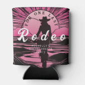 Een laatste Rodeo Bachelorette Blikjeskoeler (Achterkant)