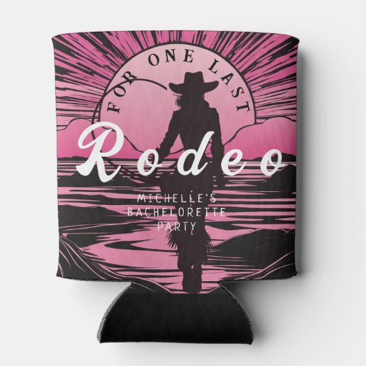 Een laatste Rodeo Bachelorette Blikjeskoeler (Achterkant)