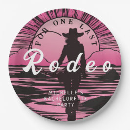 Een laatste Rodeo Bachelorette Papieren Bordje