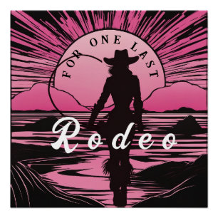Een laatste Rodeo Bachelorette Perfect Poster