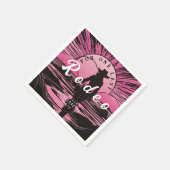 Een laatste Rodeo Bruidsfeest Servet (Hoek)