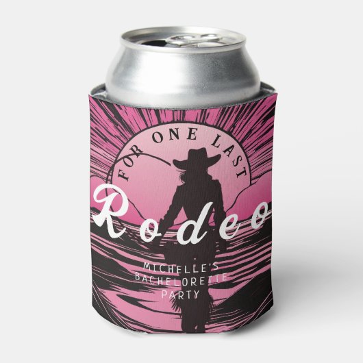 Eén Laatste Rodeo Bruidsmeisje Blikjeskoeler (Blikje Voorkant)