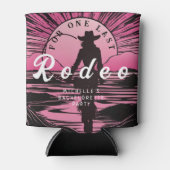 Eén Laatste Rodeo Bruidsmeisje Blikjeskoeler (Voorkant)