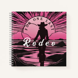 Eén Laatste Rodeo Bruidsmeisje Notitieboek