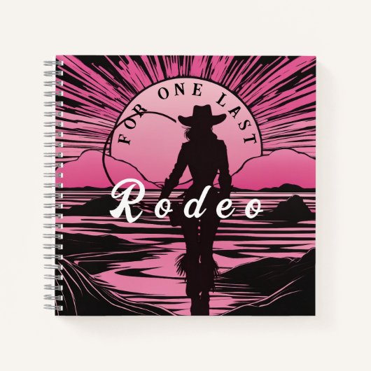 Eén Laatste Rodeo Bruidsmeisje Notitieboek (Voorkant)