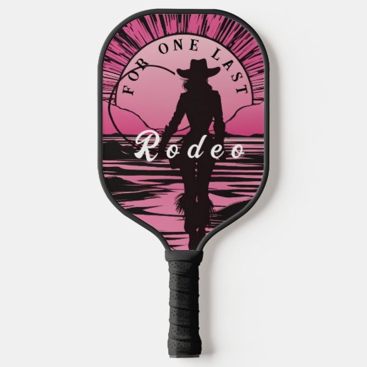 Een laatste Rodeo Bruidsmeisje Pickleball Paddle (Voorkant)