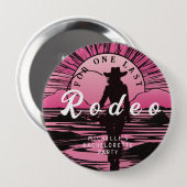 Een Laatste Rodeo Bruidsmeisje Ronde Button 4,0 Cm (Voorkant /achterkant)