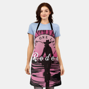 Eén Laatste Rodeo Bruidsmeisje Schort