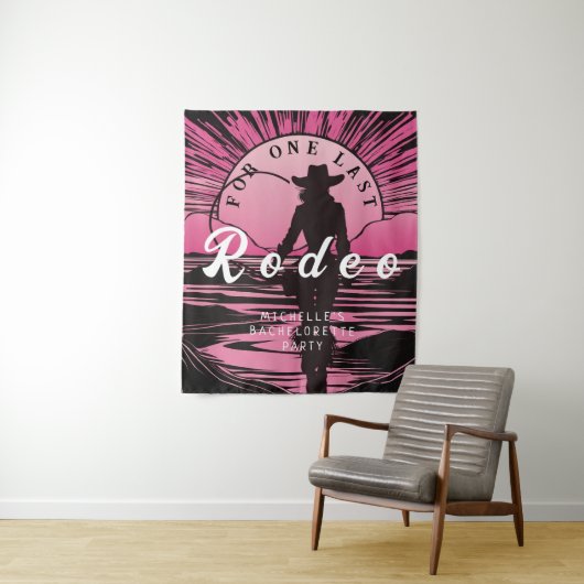 Eén Laatste Rodeo Bruidsmeisje Wandkleed (In situ)