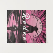 Een laatste rodeo voor de bruid wandkleed (Voorkant (horizontaal))