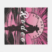 Een laatste rodeo vrijgezellenfeest fleece deken (Voorkant (Horizontaal))