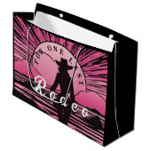 Een laatste rodeo vrijgezellenfeest groot cadeauzakje (Voorkant Gekanteld)