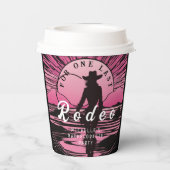 Een laatste rodeo vrijgezellenfeest papieren bekers (Achterkant)